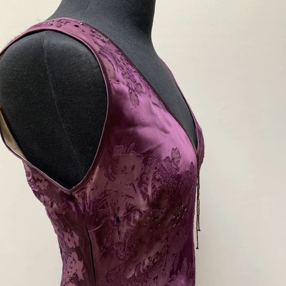 90s y2k maxi slip dress bias cut fits 10 12 - Picture 5 of 12